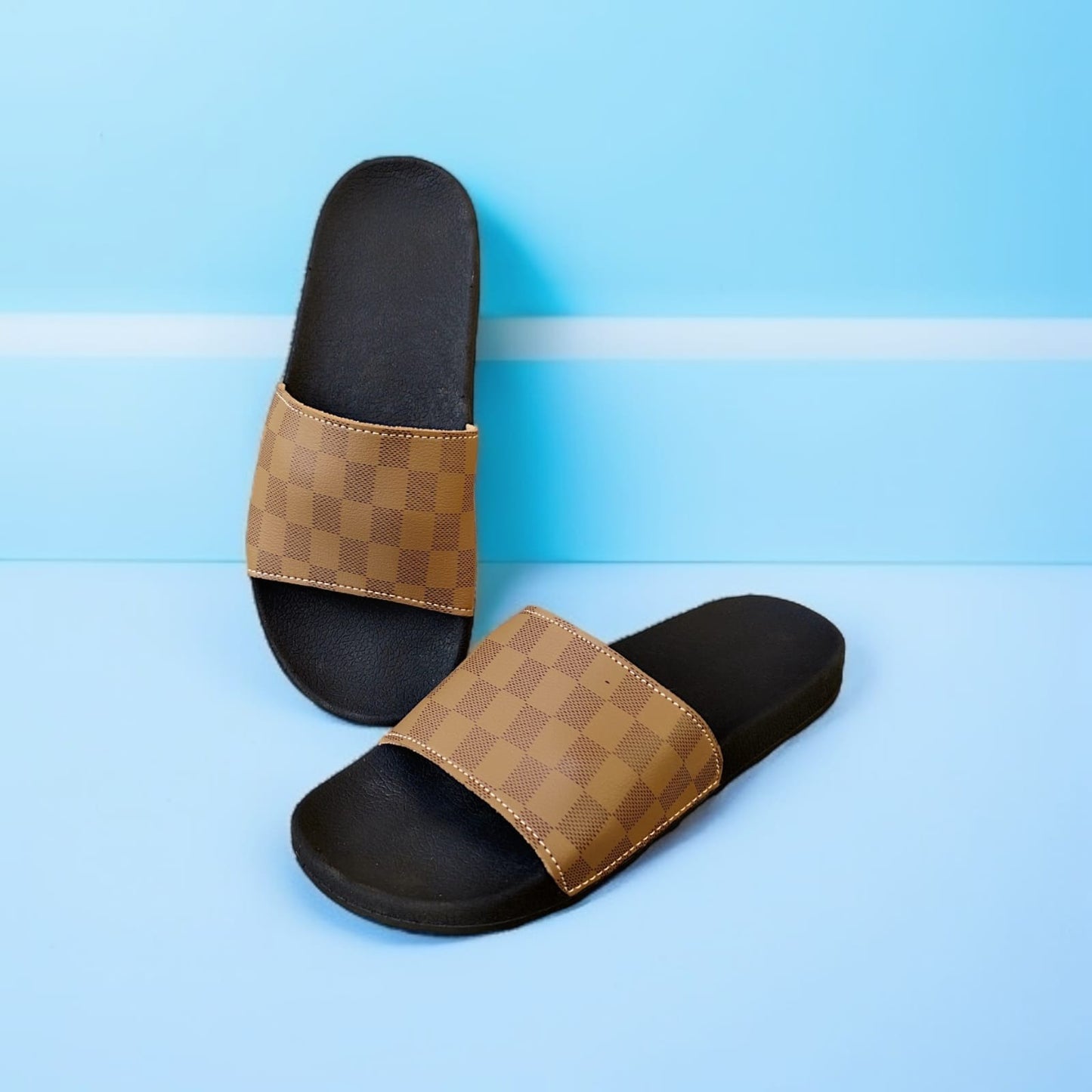 pure Leather house slippers for Men-Leather chappal for Gents