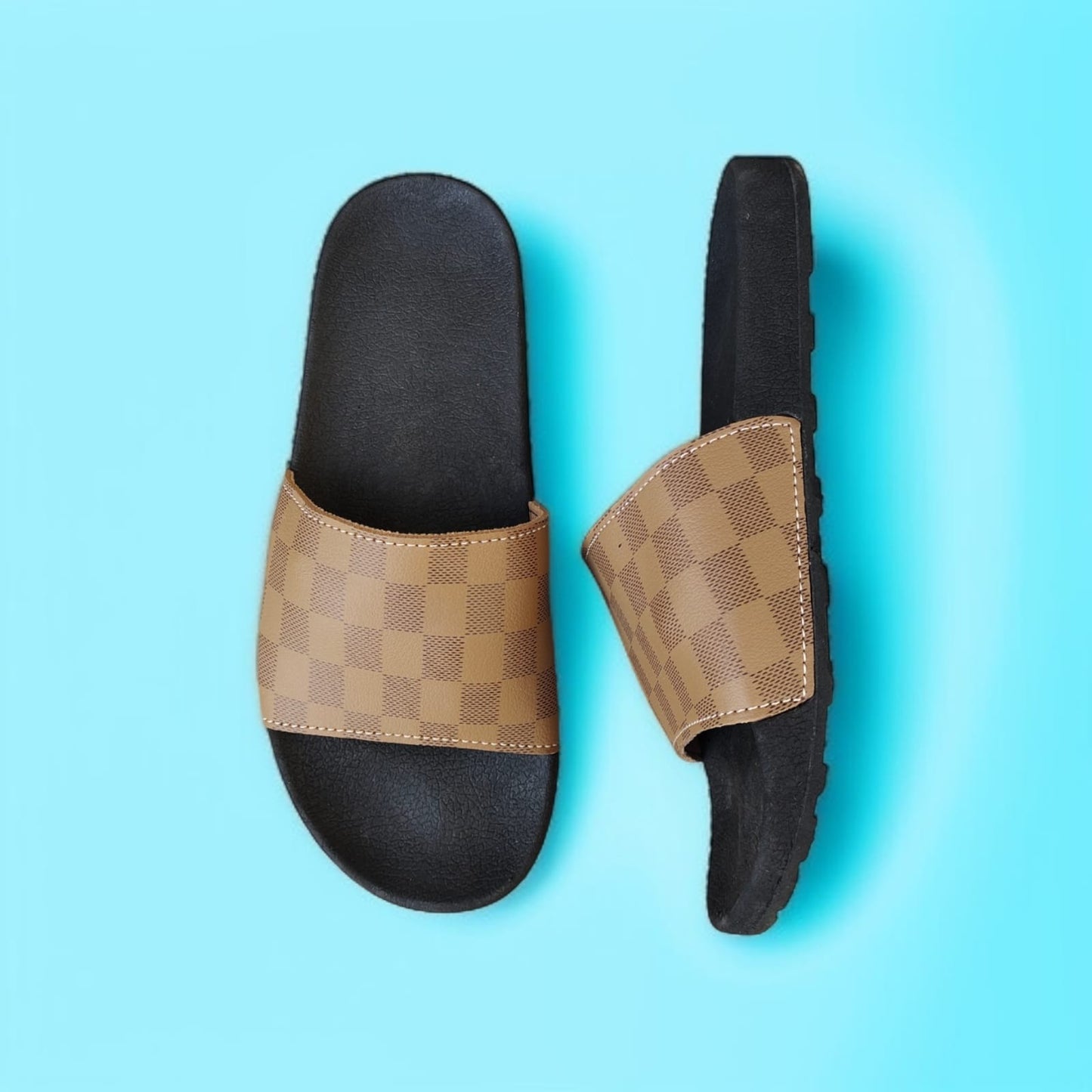 pure Leather house slippers for Men-Leather chappal for Gents
