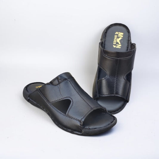pure Leather house slippers for Men-Leather chappal for Gents